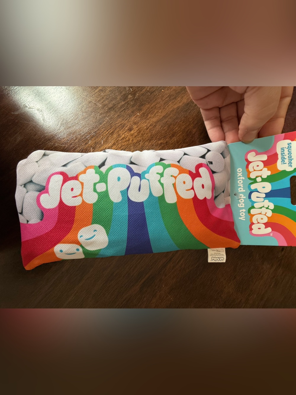 Jet-Puffed marshmallows Oxford Dog Toy